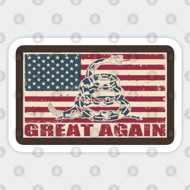 Great Again Flag Sticker by Etopix